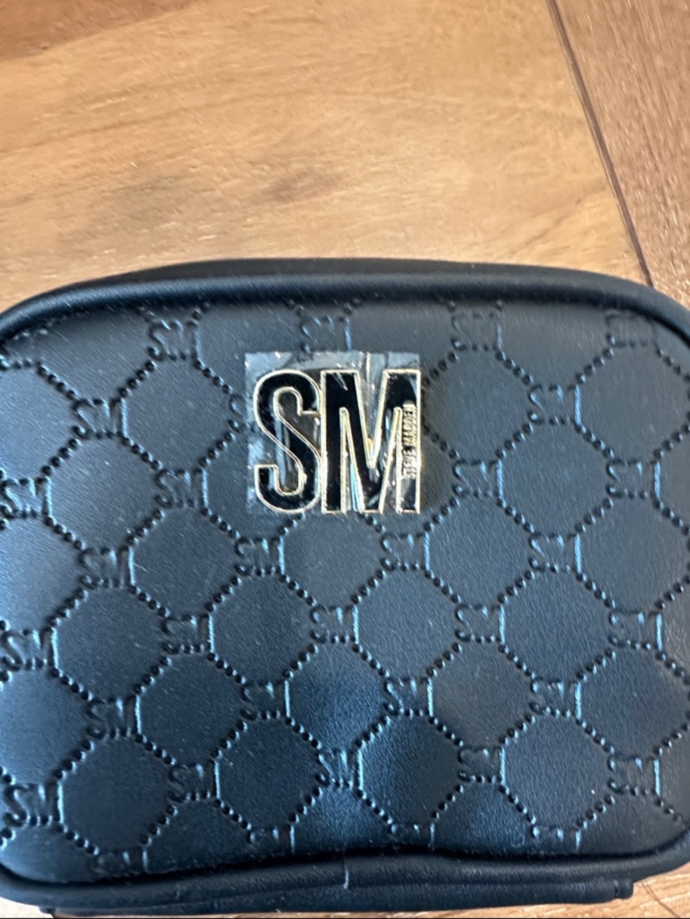 New SM Monogram Quilted Black Mini Jewelry Organizer - Picture 3 of 8